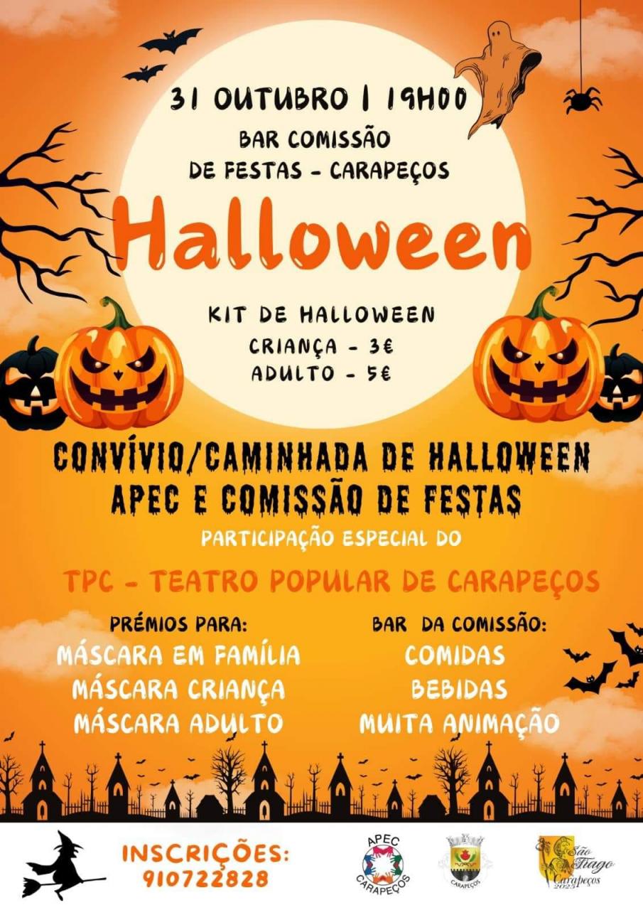 Convívio e Caminhada de Halloween